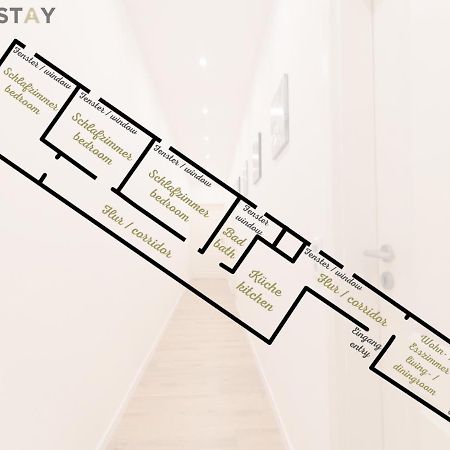 Peter Apartments - Premium Wohnung I 95Qm I 3 Schlafzimmer I Grosses Bad I Kueche I Wohnzimmer I Tv فولدا المظهر الخارجي الصورة